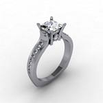 Modern Style Engagement Rings